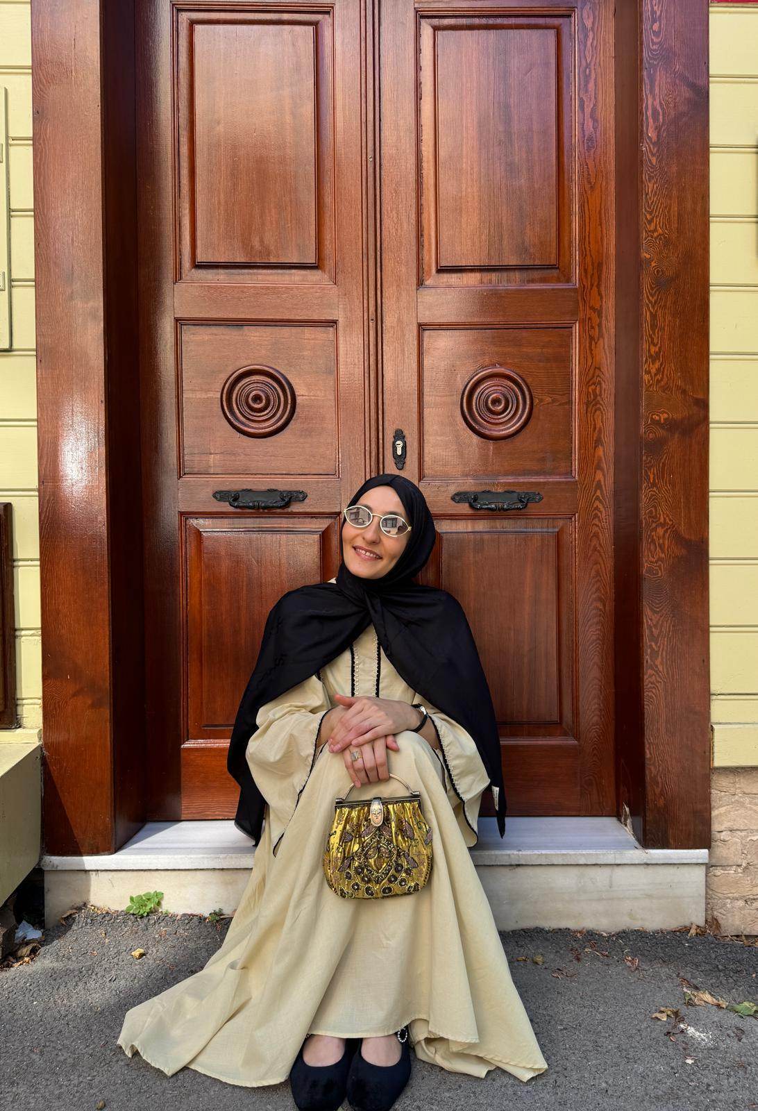 Şerit İşleme Detaylı Vual Butter Yellow Etekli Takım - Valenne Collection